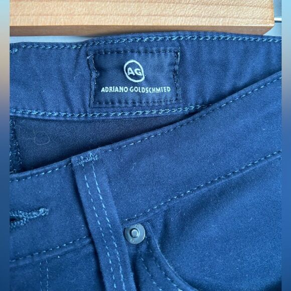 AG Adriano Goldschmied The Prima Mid Rise Cigarette Skinny Pants in Blue - Picture 4 of 11